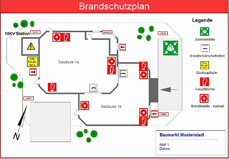 Brandschutzplan