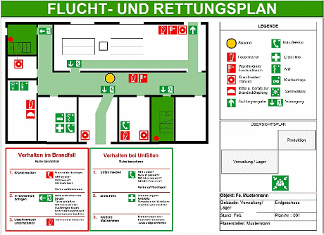 Fluchtplan